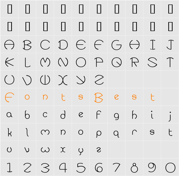 ZirkleOne Character Map