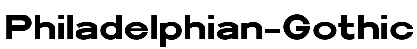 Philadelphian-Gothic Font Image