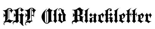 LHF Old Blackletter