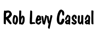 Rob Levy Casual Font Image