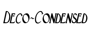 Deco-Condensed
