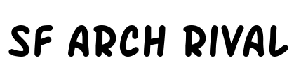 SF Arch Rival Font Image