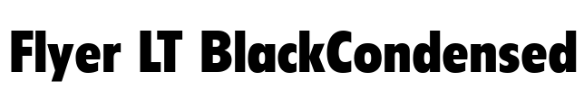 Flyer LT BlackCondensed