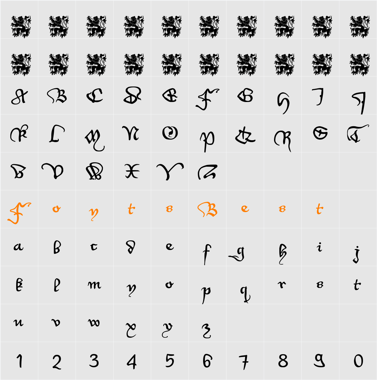 WirWenzlaw Character Map