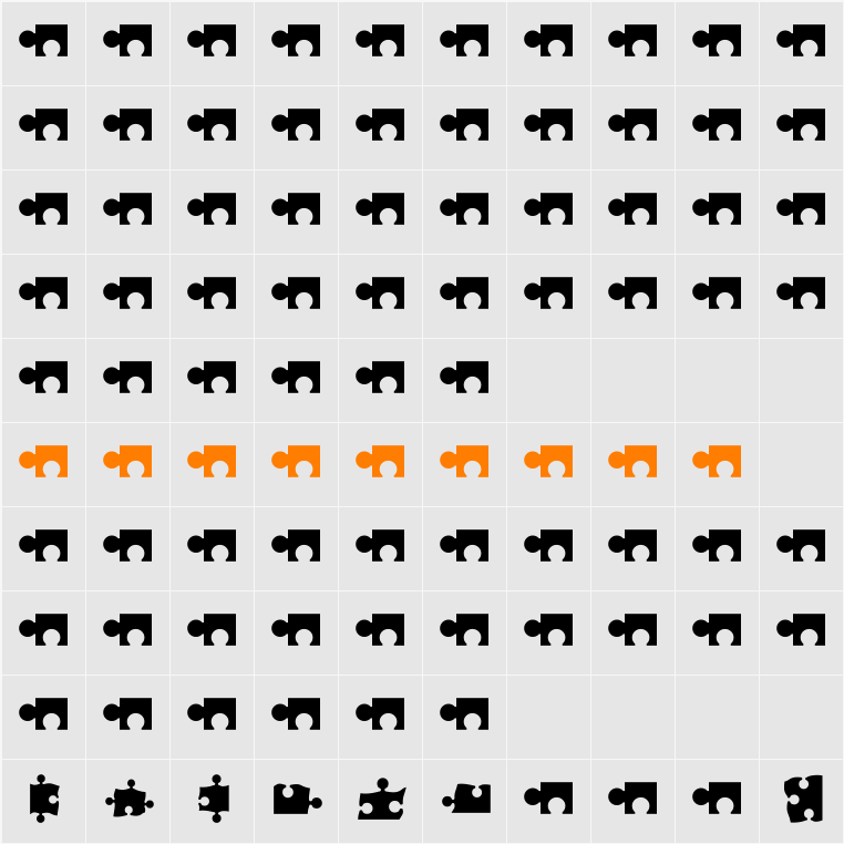 Puzzle Character Map