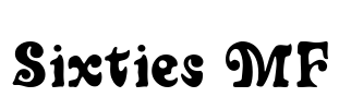 Sixties MF Font Image