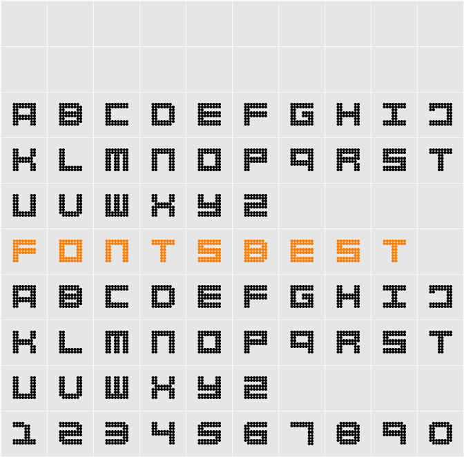 FD Spank Character Map