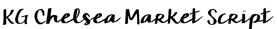 KG Chelsea Market Script Font Image
