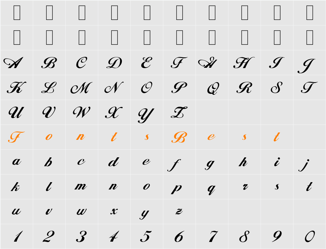 Mangrio-Aziz_Point-PJG Character Map