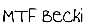 MTF Becki Font Image