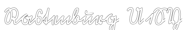 Rastenburg U1SY Font Image