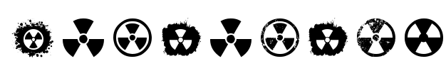 RADIATION Font Image