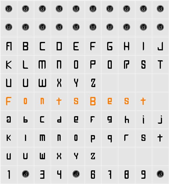 Leven Character Map