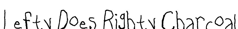 Lefty Does Righty Charcoal