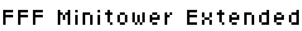 FFF Minitower Extended Font Image