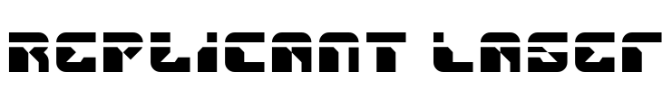 Replicant Laser Font Image