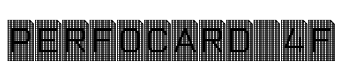 Perfocard 4F