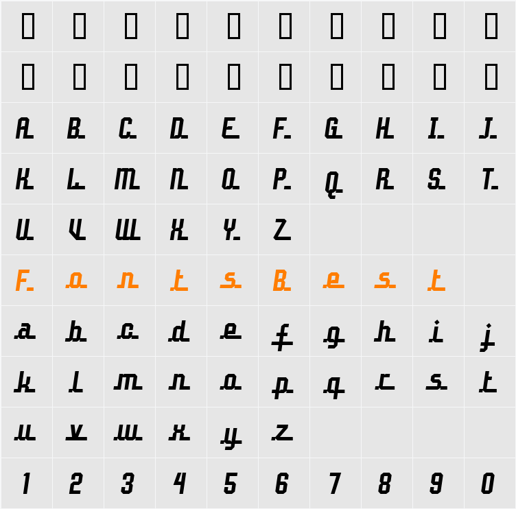 John Doe Character Map