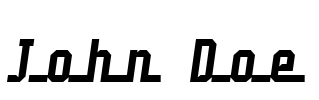 John Doe Font Image