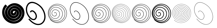 Spiralicus Font Image