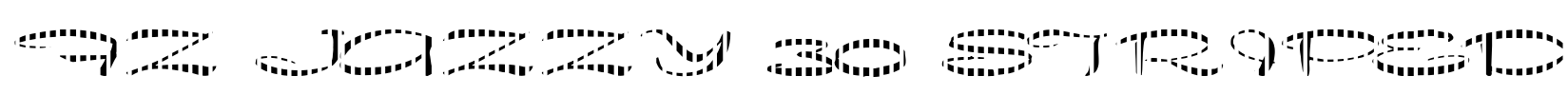 FZ JAZZY 30 STRIPED Font Image
