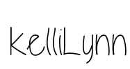 KelliLynn Font Image