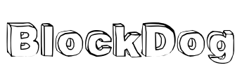 BlockDog Font Image