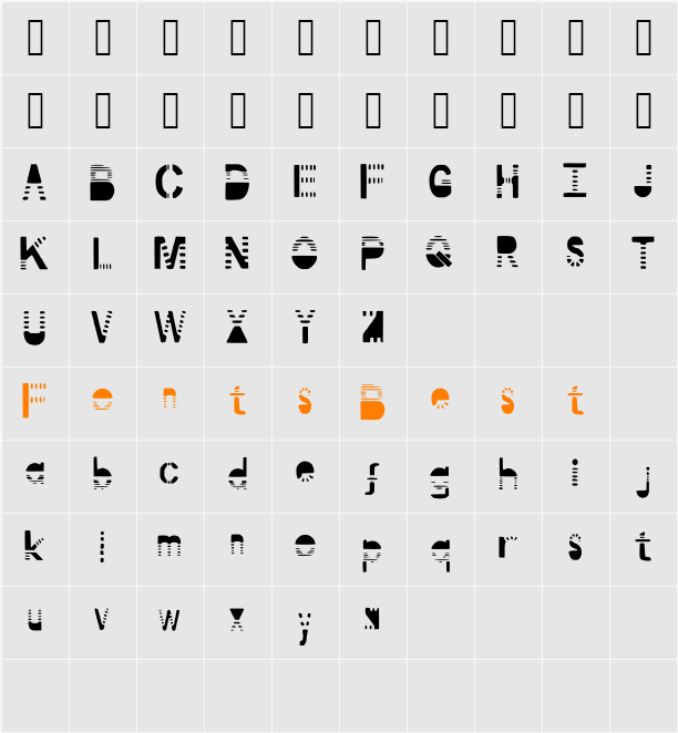 Portal Character Map