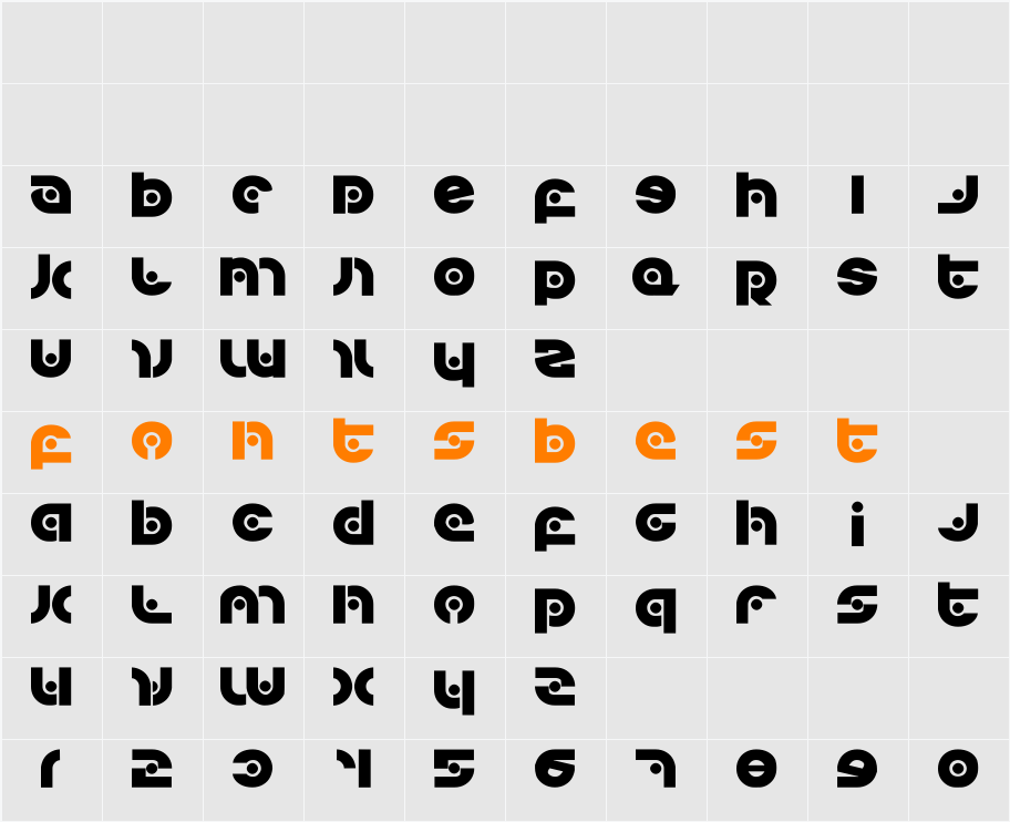 Kovacs Spot Character Map