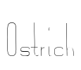Ostrich Font Image