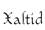 Xaltid Font Image
