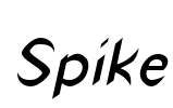 Spike Font Image
