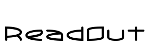 ReadOut Font Image