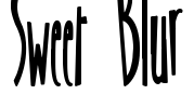 Sweet Blur Font Image