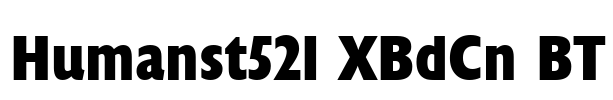 Humanst521 XBdCn BT