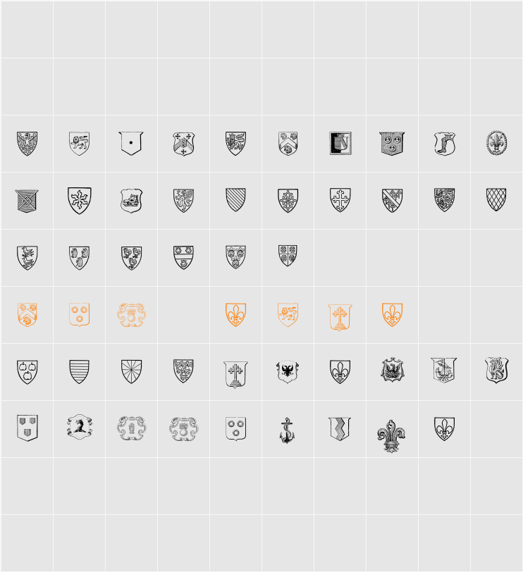 Blasons Free Character Map