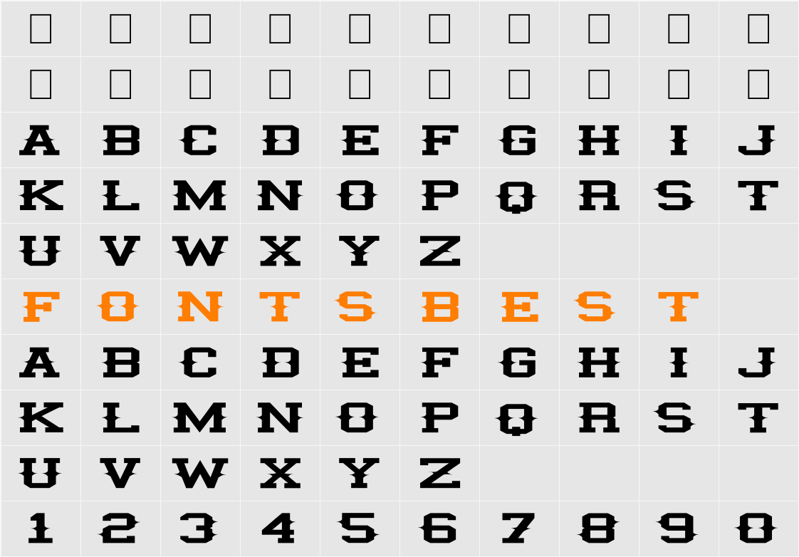 illini spike Character Map