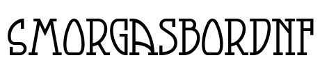 SmorgasbordNF Font Image