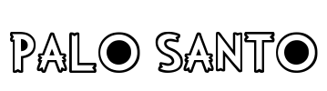 PALO SANTO Font Image