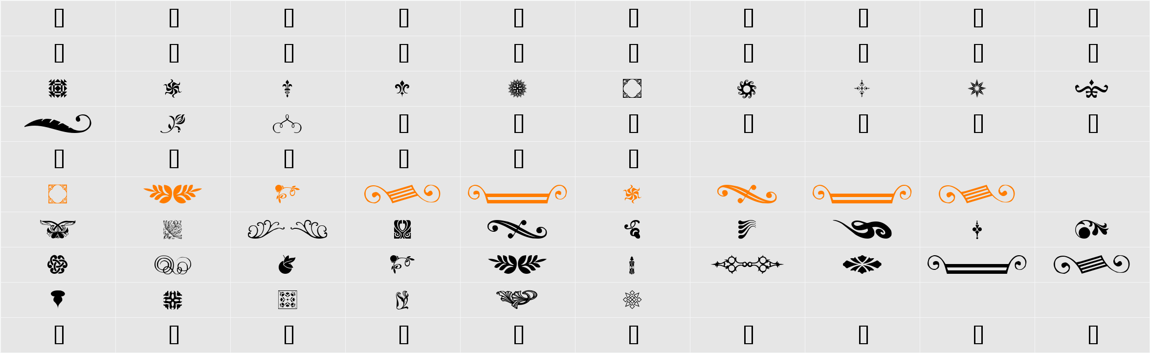 DesignerPlus Character Map