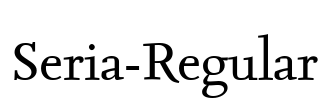 Seria-Regular Font Image