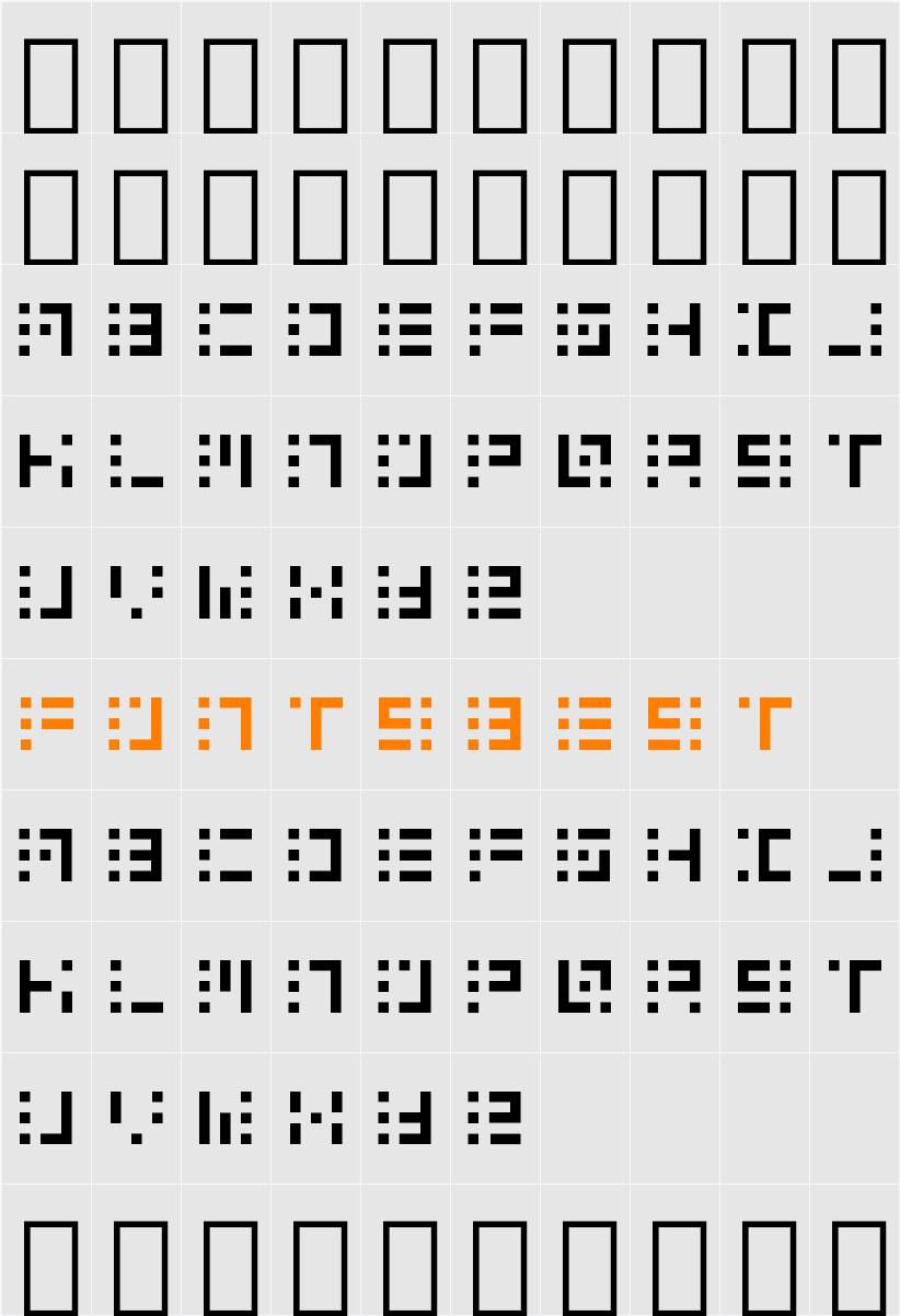 Speakerbox Character Map