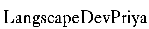 LangscapeDevPriya Font Image