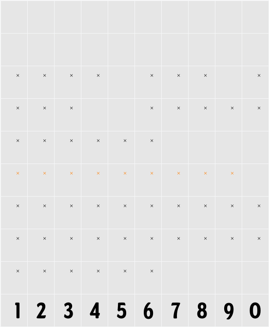 DundeeExtraBoldCondTab Character Map