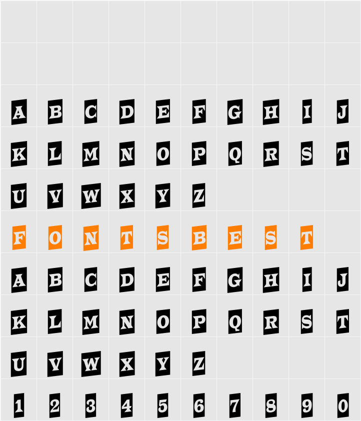 a_TrianglerCmUp Character Map