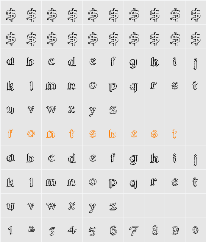 Rotunda Geo Character Map