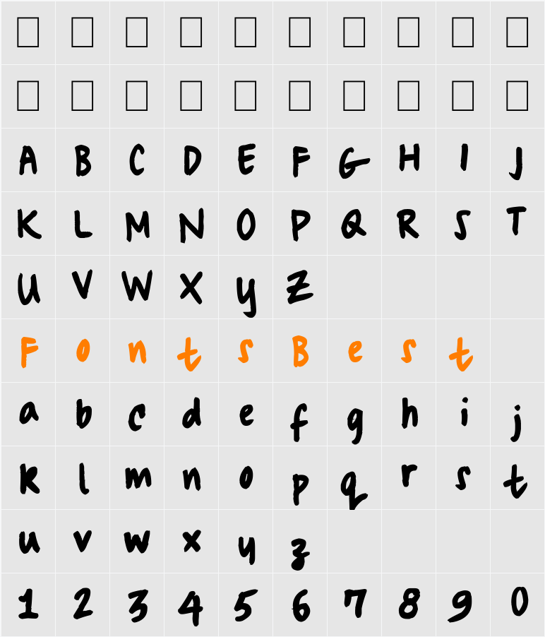 Swagmasta Character Map