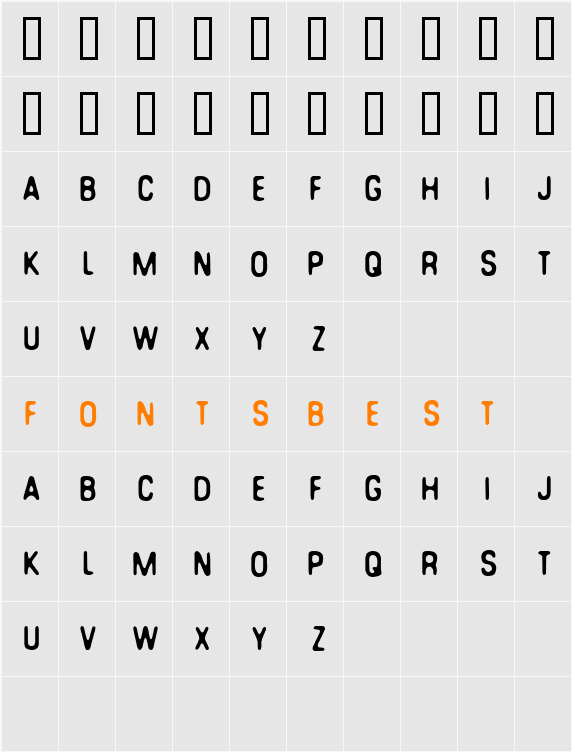 You Can Make Your Own Font Character Map