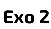 Exo 2 Font Image