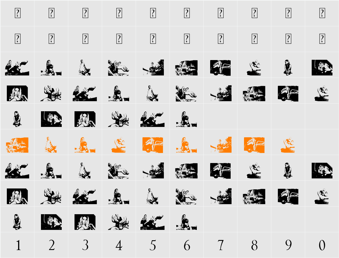Karyna Feet Character Map